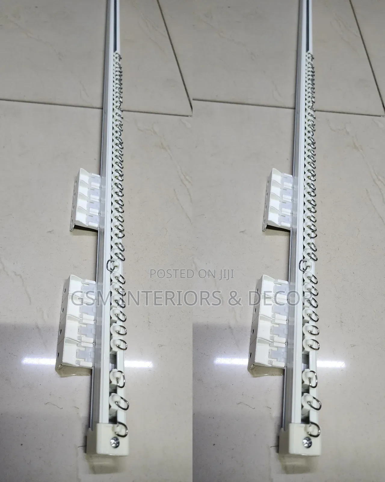 High Standard Aluminium Curtain Rails Non Benable