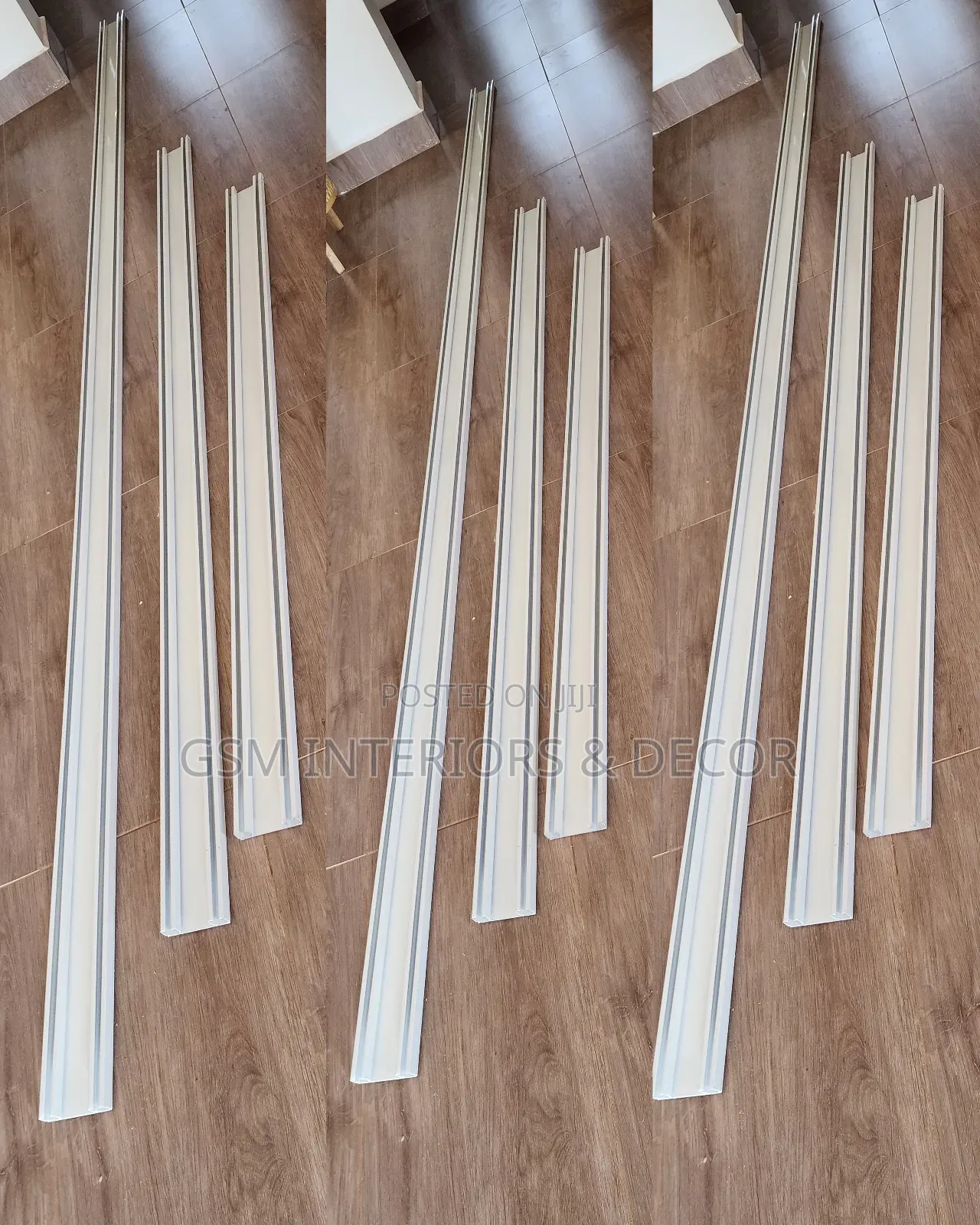 Cream White Aluminium Curtain Tracks for Heavy Fabric Curtains