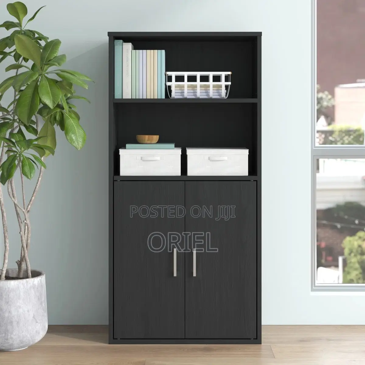 Credenza Cabinets: Wooden Filing Cabinet With Double Doors