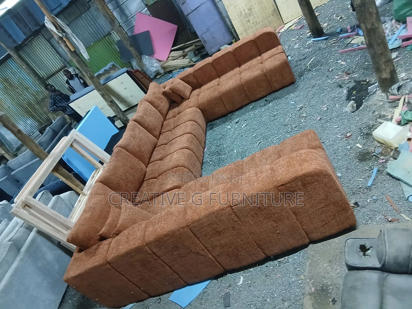Luxury Bubble U-Shape 12-Seater Sofa – Modern Plush Comfort 