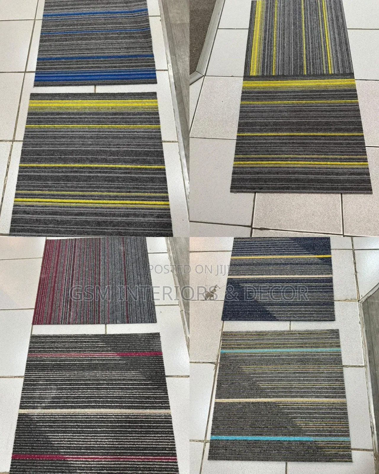 Office Carpets Tiles in Mustard Shades