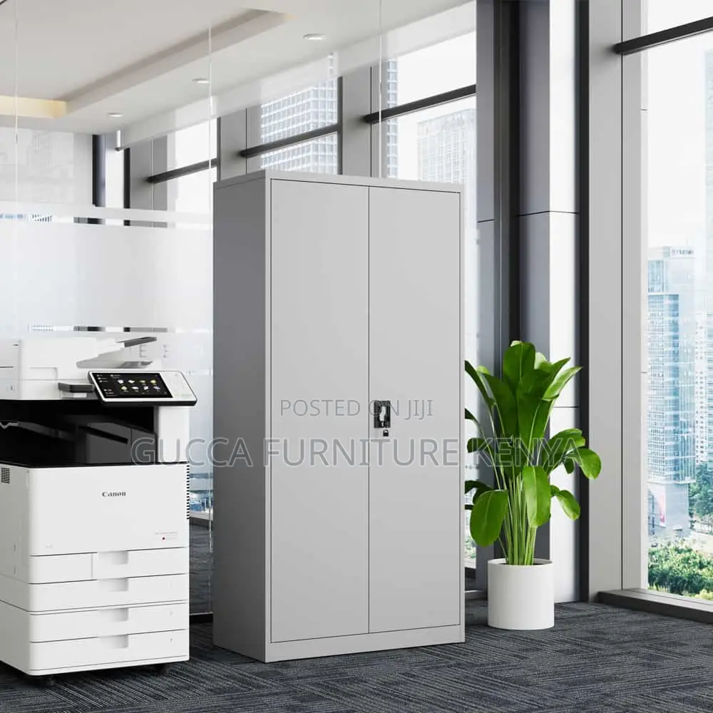 White Steel Door's Filling Office Cabinet