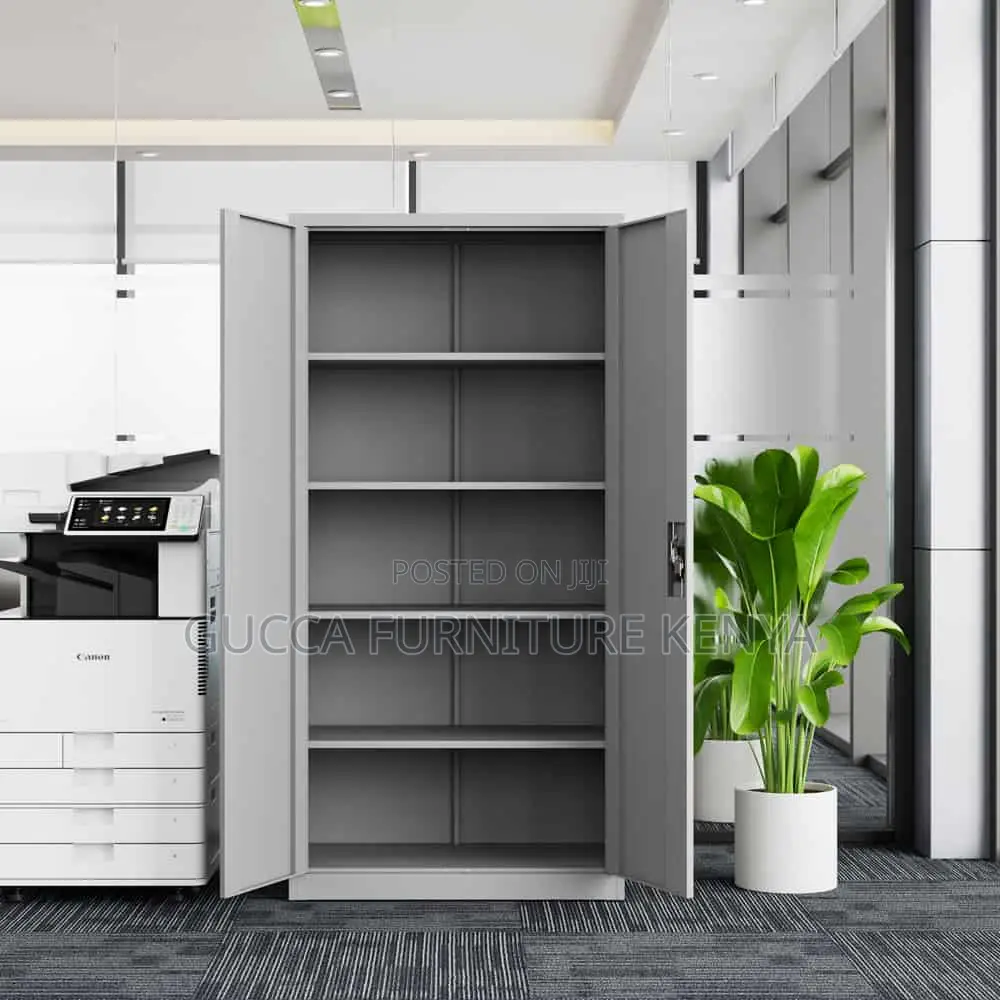 White Steel Door's Filling Office Cabinet