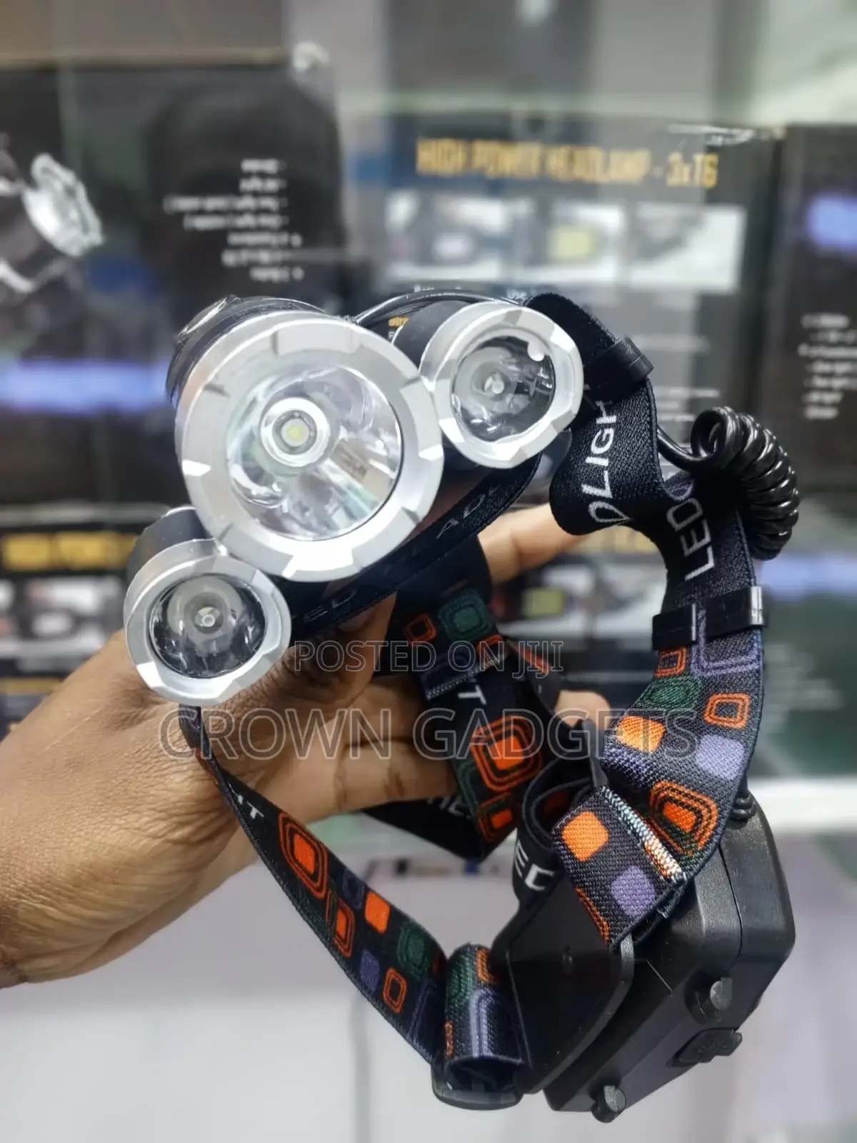 High Power 3 Led Headlamp Usb Rechargeable 4 Modes