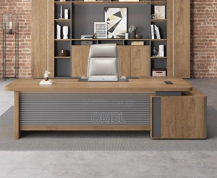 Office Desk : Office L-Shaped Executive 180 Centimeters Managers Desk