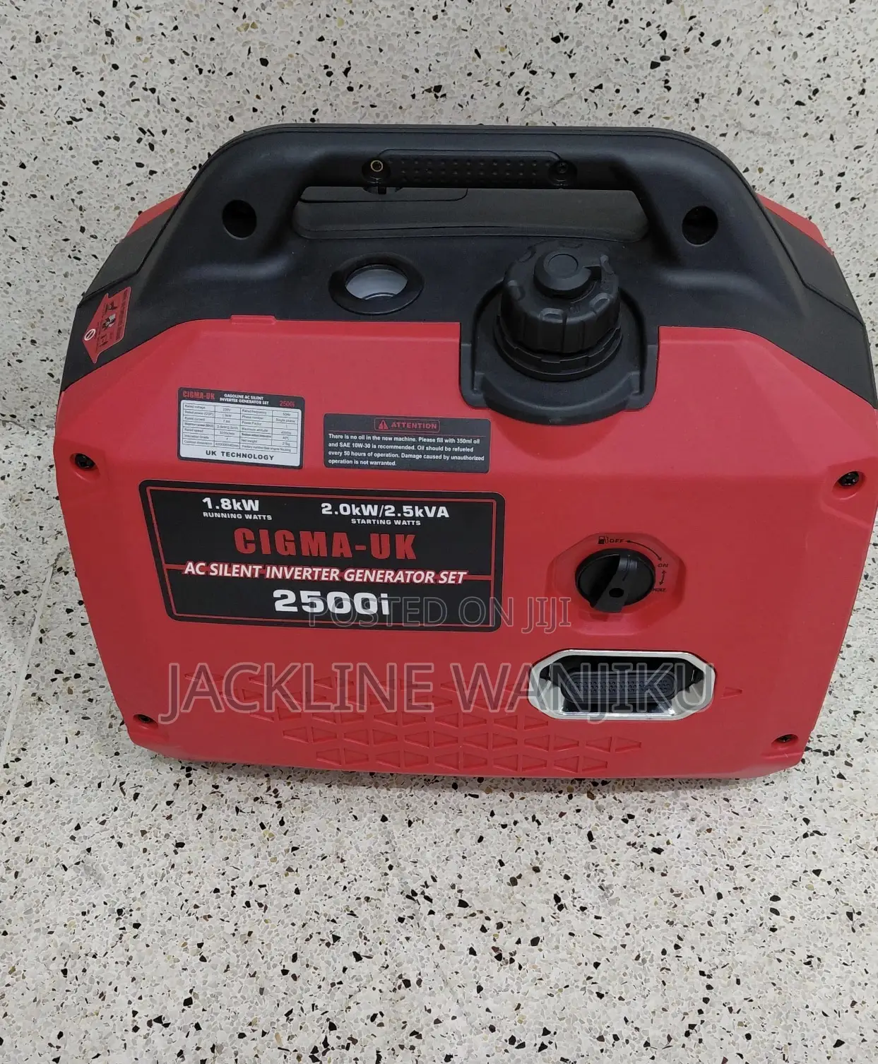Cigma Uk 2.5kva Silent Generator Machine