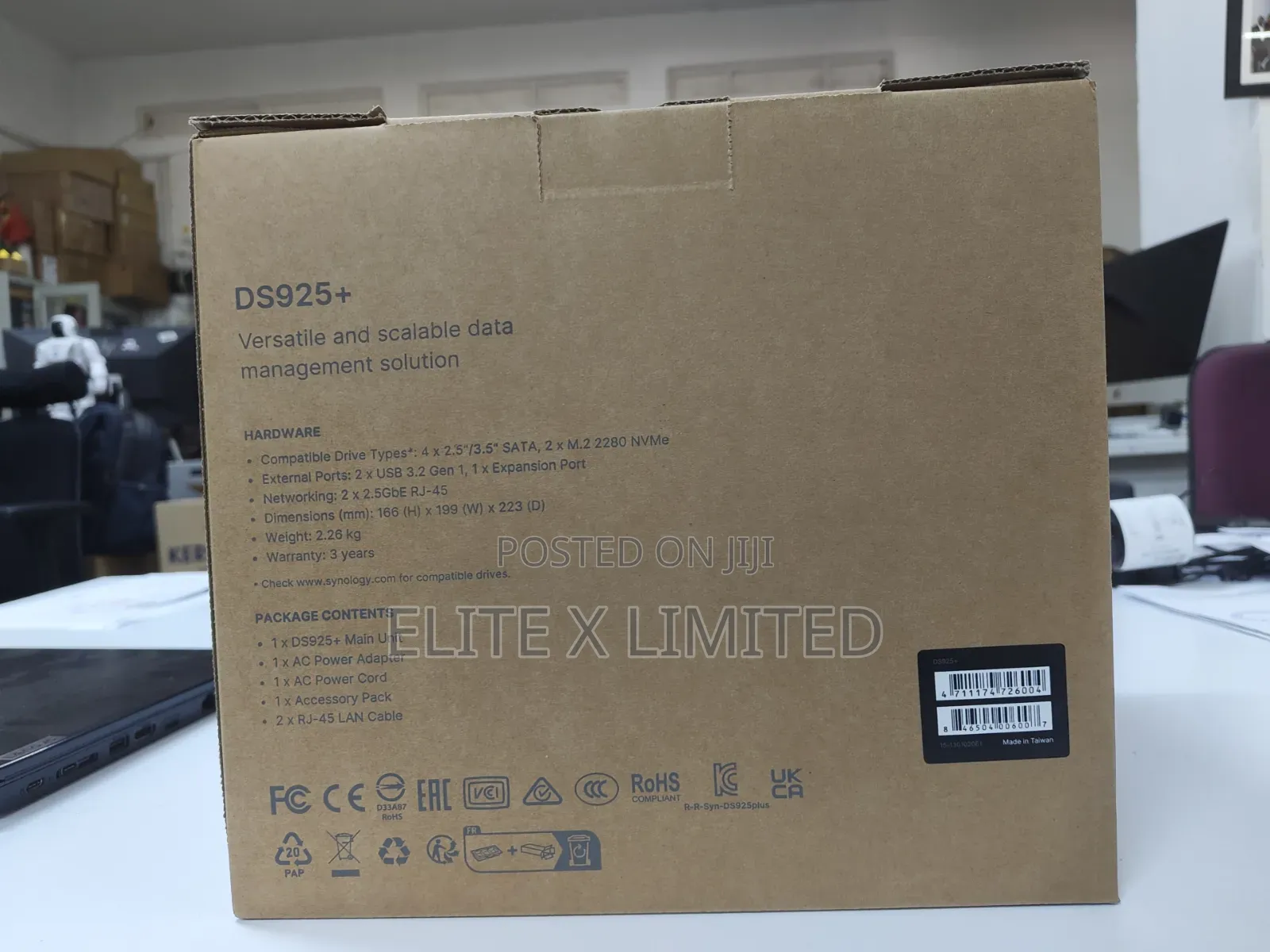 Synology Diskstation Ds925+ (4-Bay)