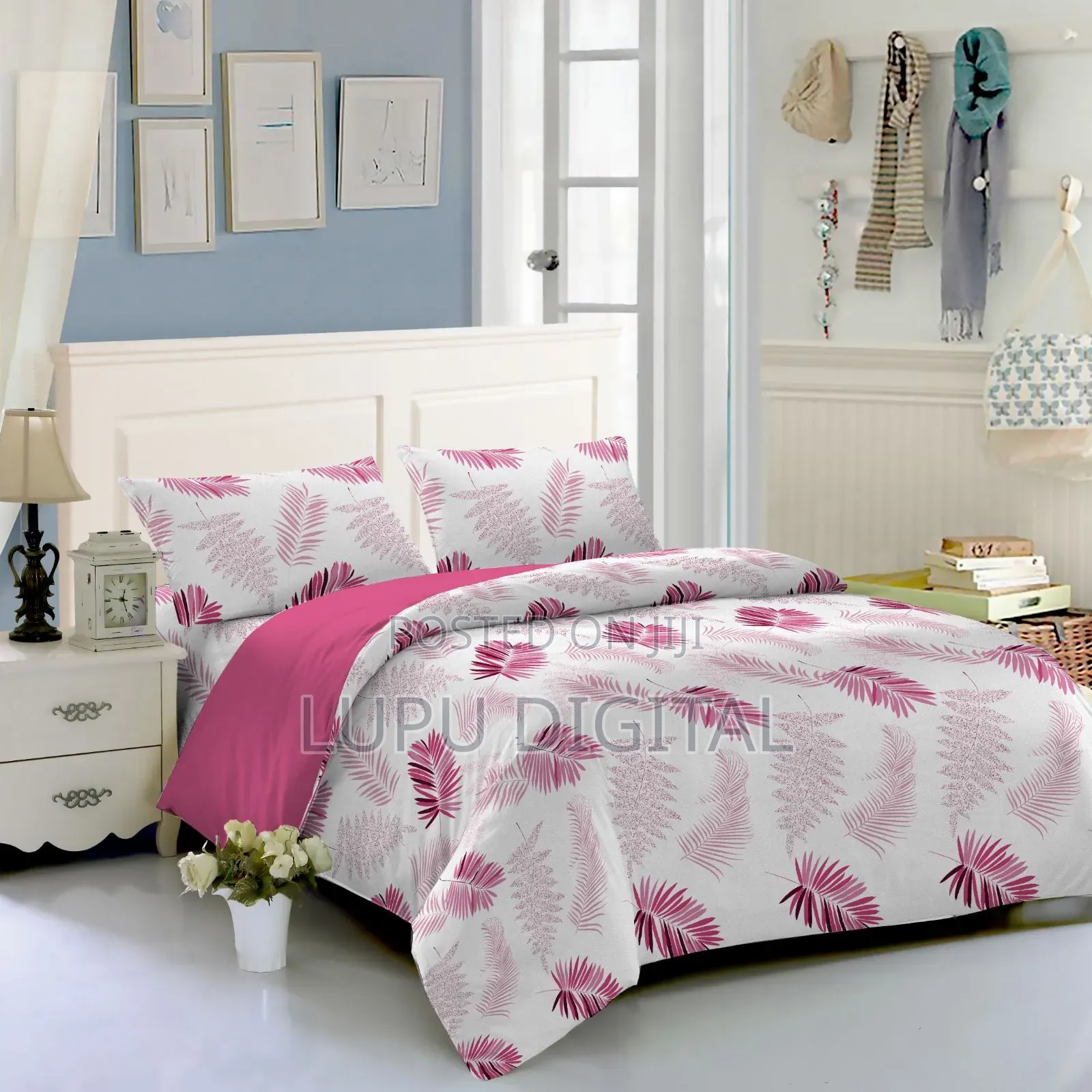 6pcs Pure Cotton Double Sided Duvet Cover