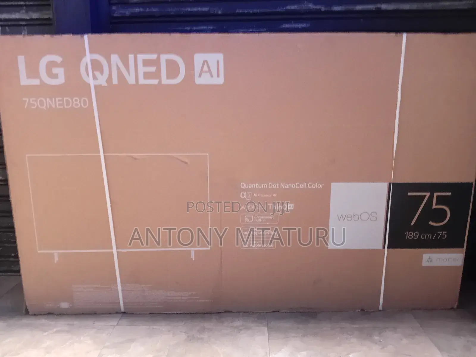 75 Inch Lg Qned Ai Qned80 Smart Tv Ai Magic Remote Hdr10 Webos25