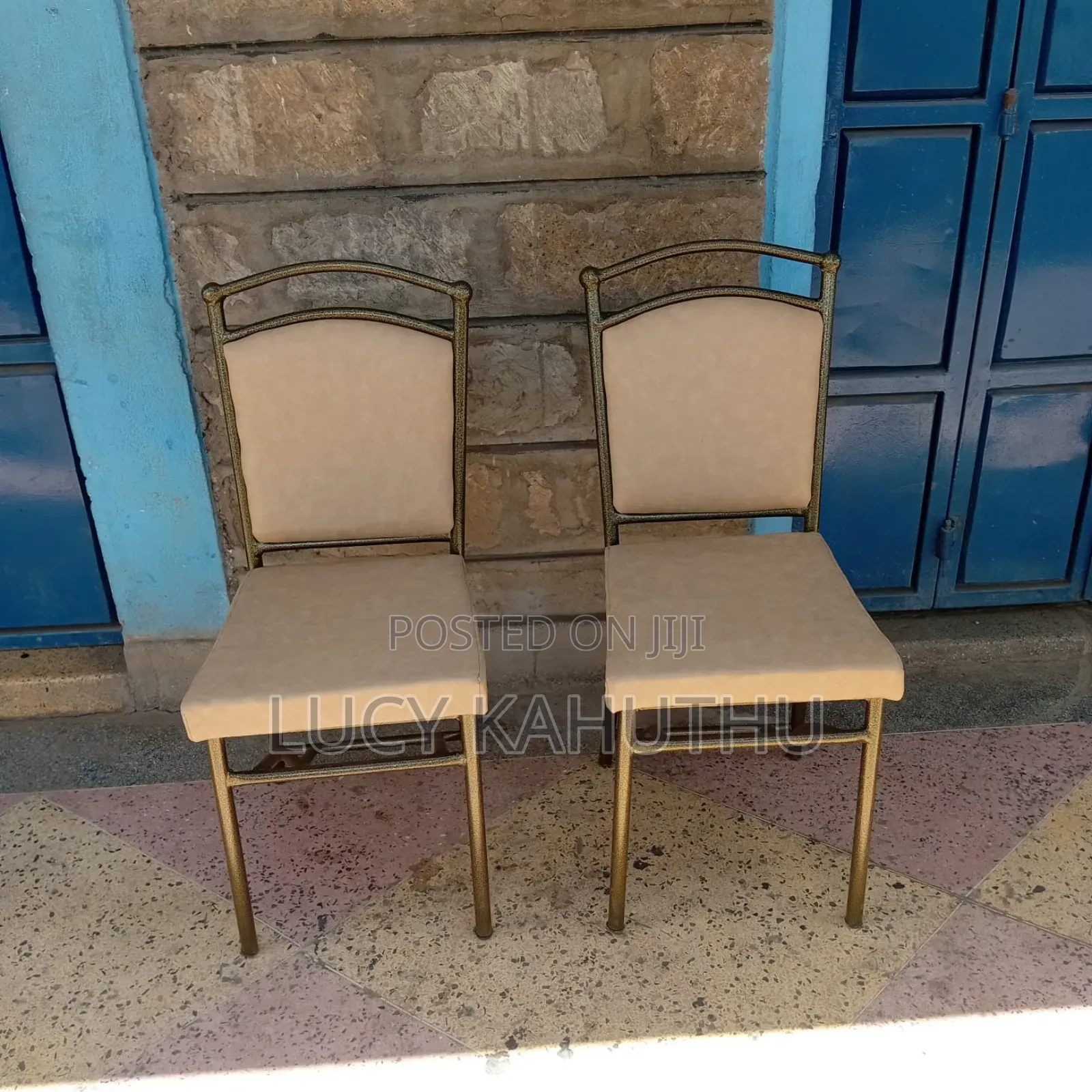 Antique Gold Balls Chairs