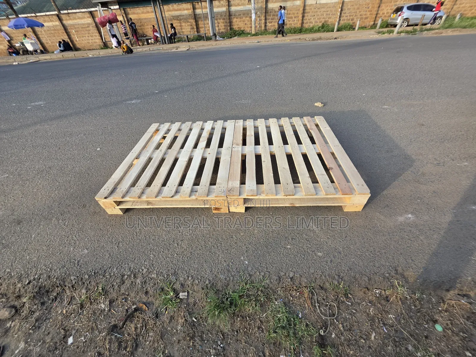 4ft × 6ft Detachable Pallet Bed-Easy to Move. Gog03