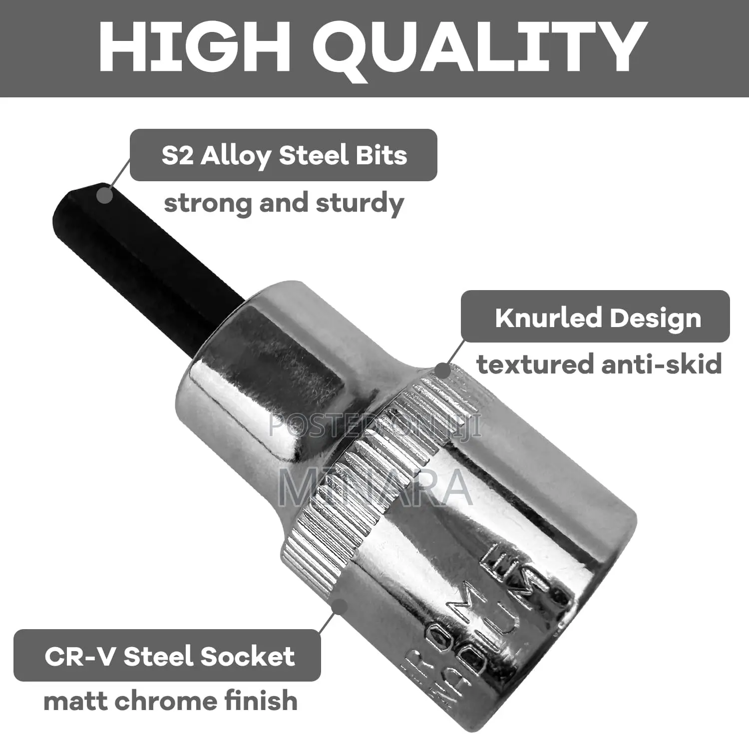 2 Pc, Suspension Strut Spreader Socket, 1/2" Dr Shock Absorber Tool