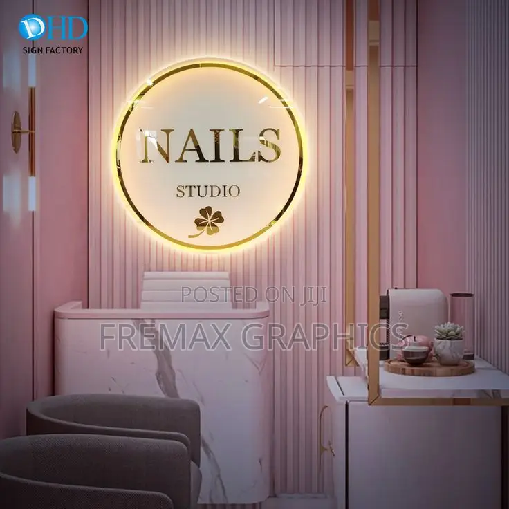 High-end Acrylic Signage With Precision Cutting And Finishing