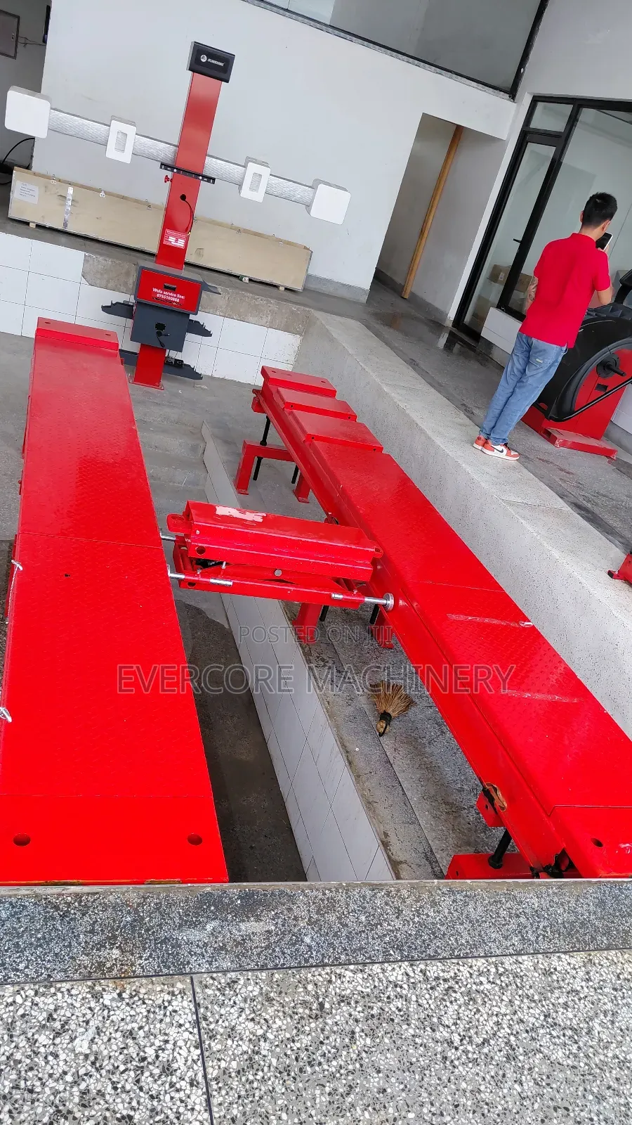 Commercial 3d Wheel Alligner With Lift Machine.