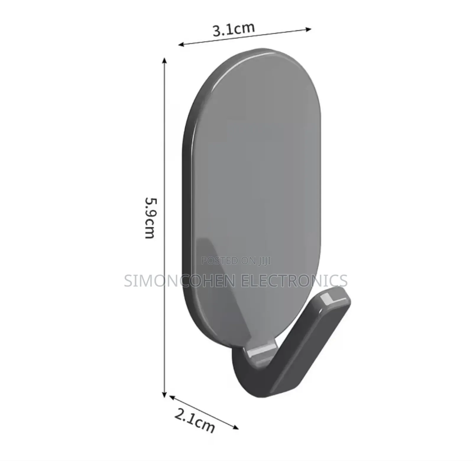 5 Piece Strong Self-Adhesive Wall Hooks