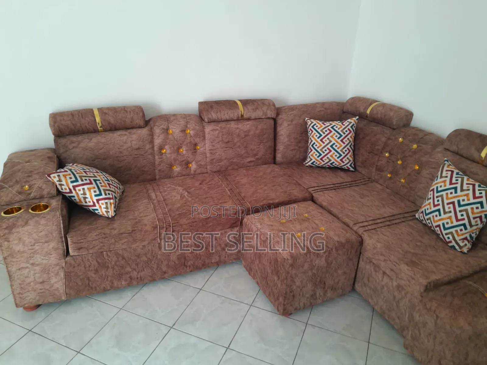 Brown 6 Seater Sofa Chairs