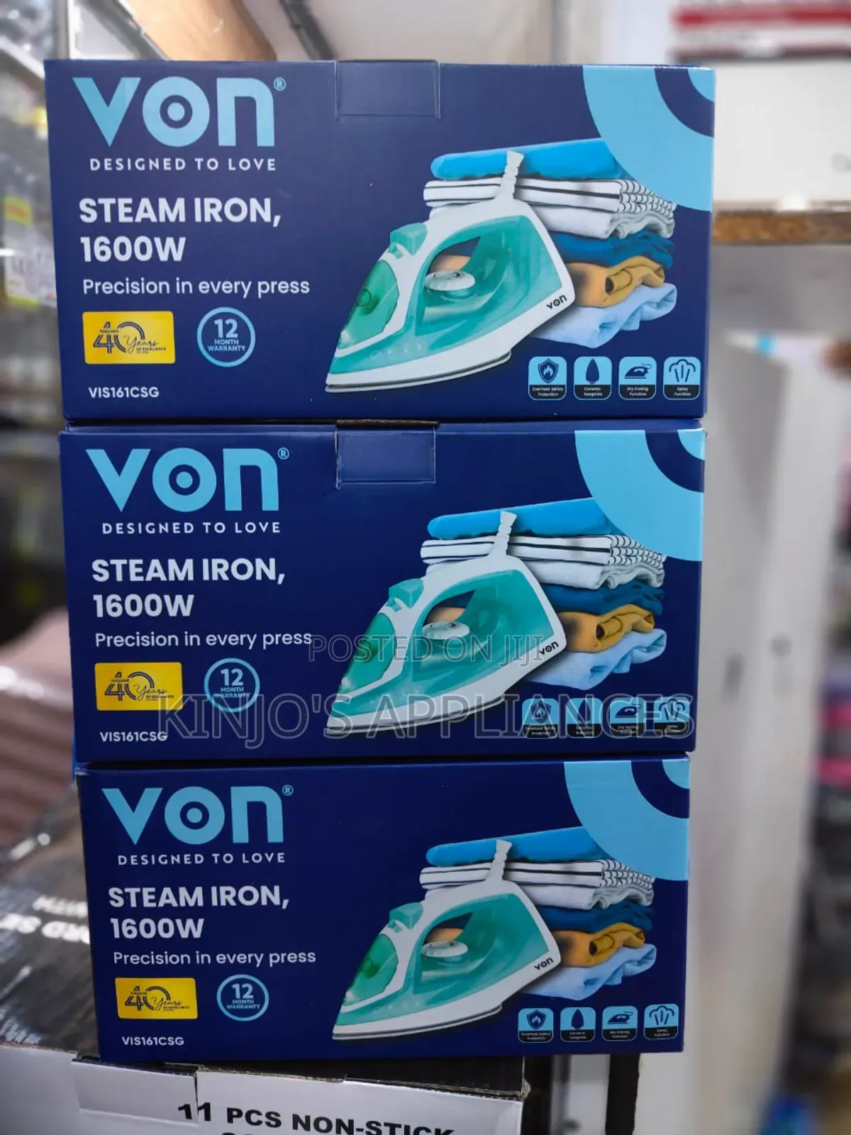 Von Vis161csg Steam Iron -1600w