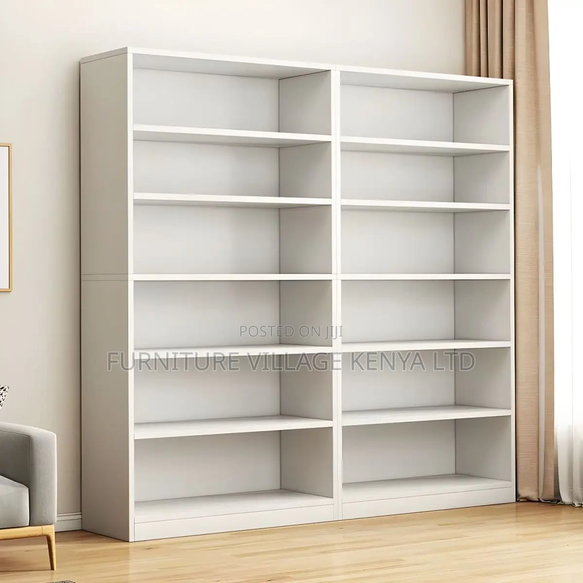 Bookcase; Wooden 5-Tier Office Bookcase