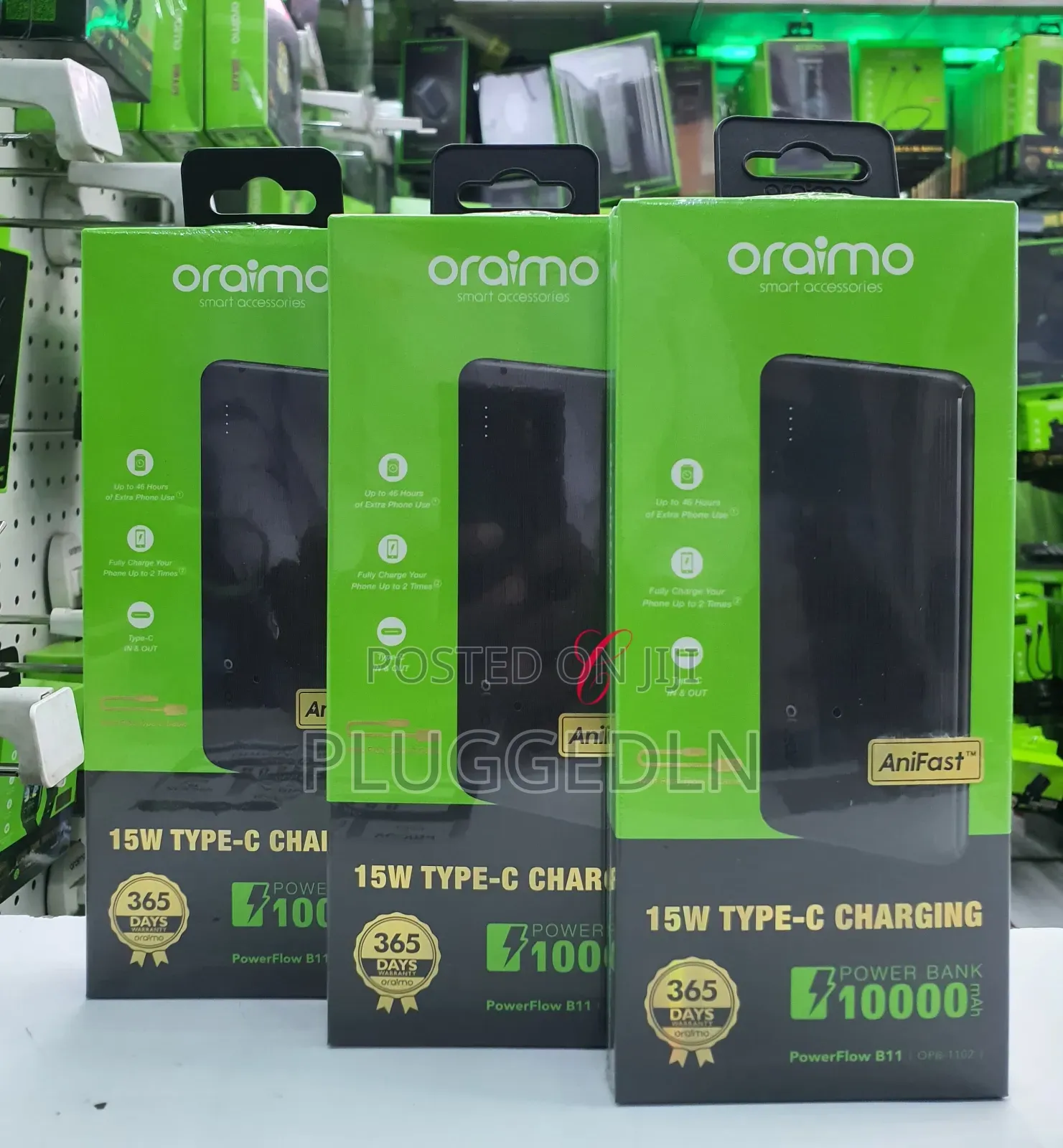 Oraimo 15w 10000mah* Power Bank