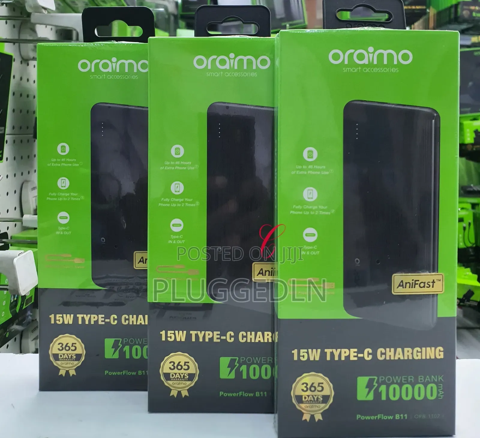 Oraimo 15w 10000mah* Power Bank