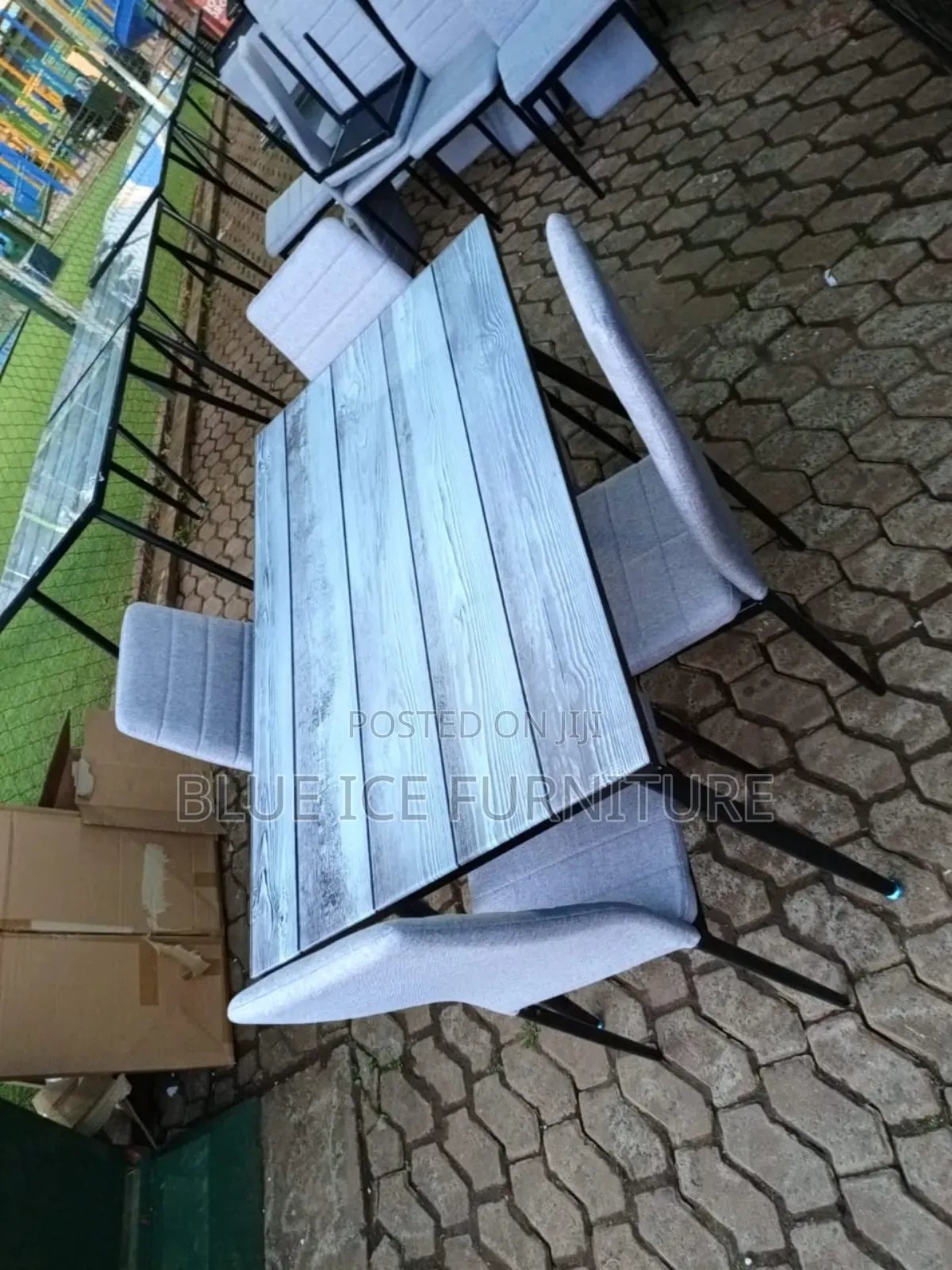 4 Seat Glass Dining Table