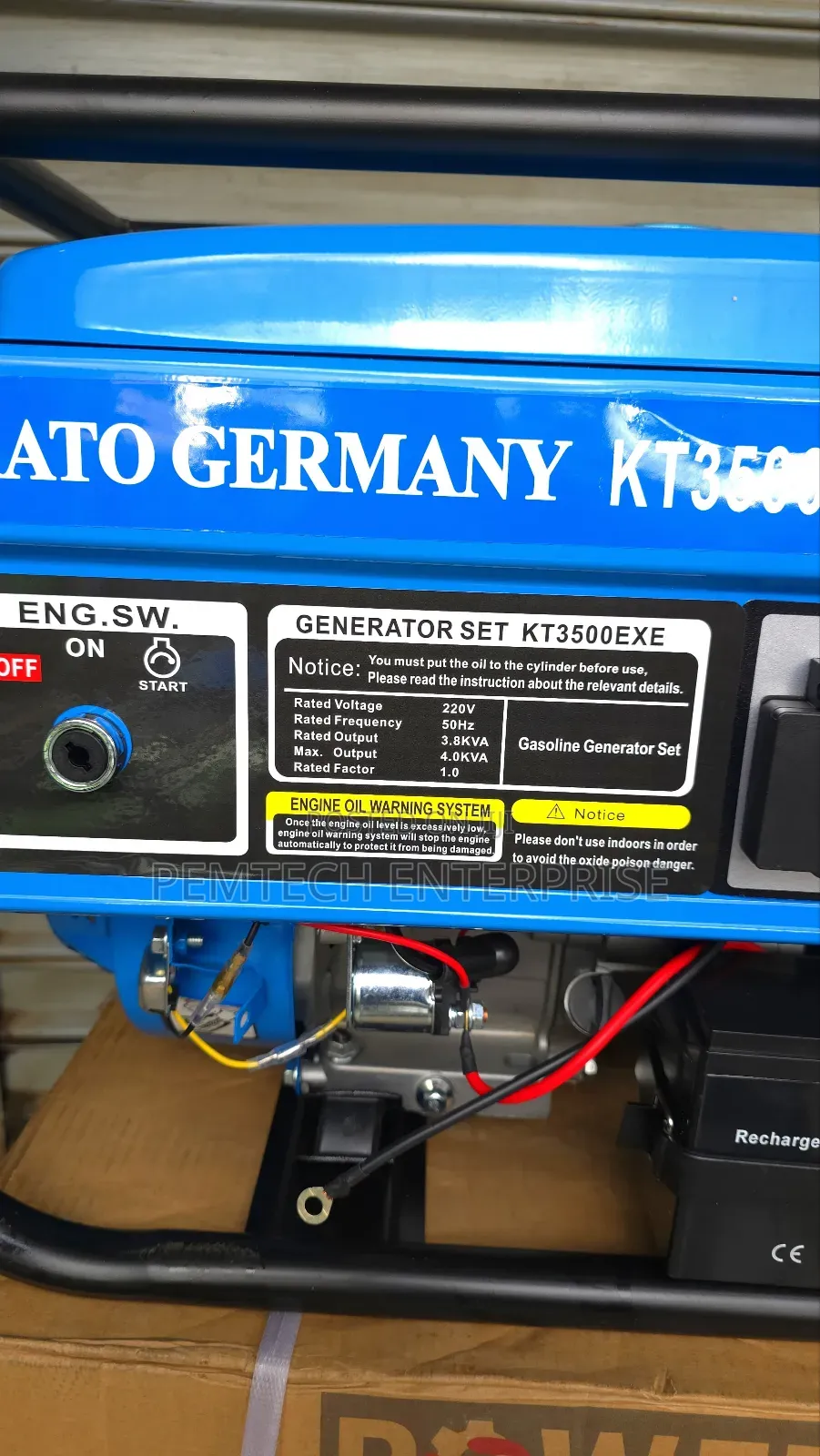 Kato Germany Kt3500exe Generator