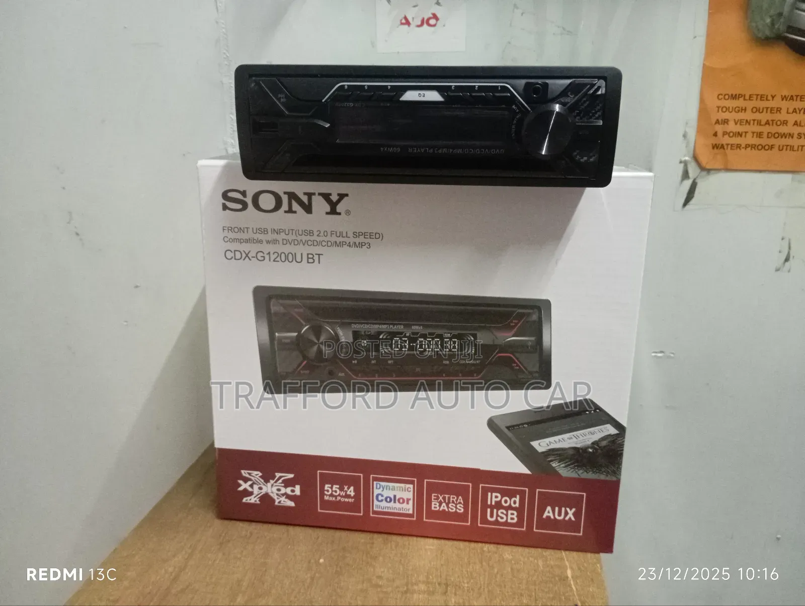 Sony Car Mp3 Player With Remote and Usb Port