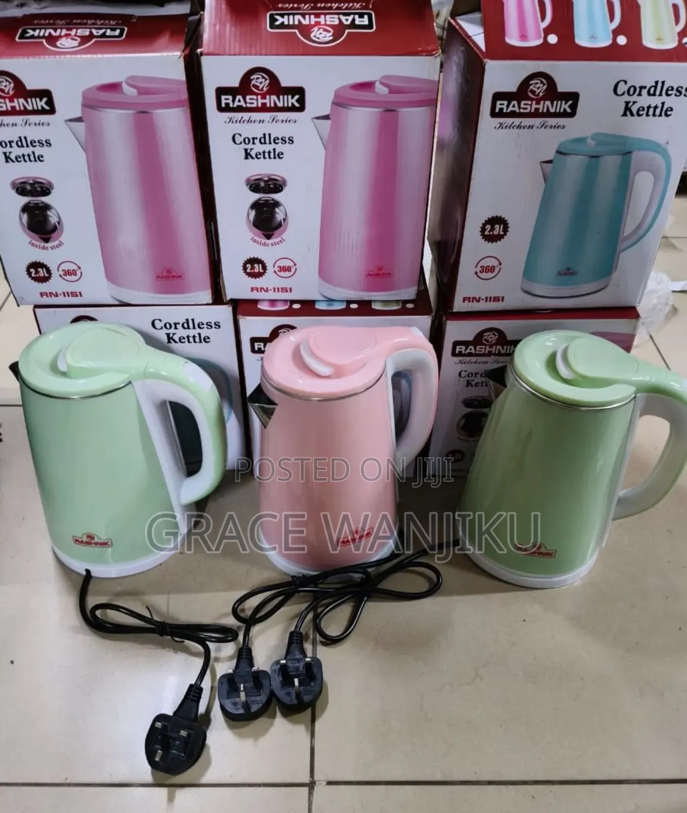 2.3 Litres Plastic Rashnik Kettle
