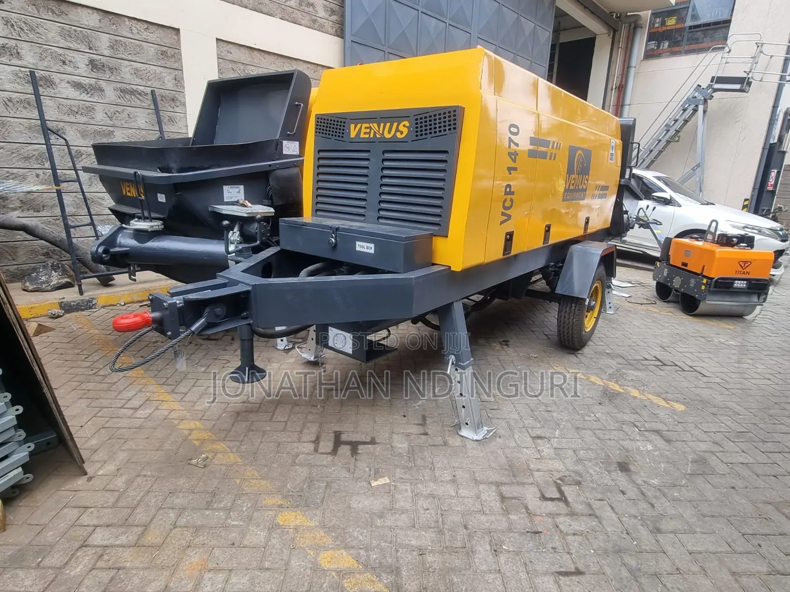 Trailer Mounted Concrete Pump
