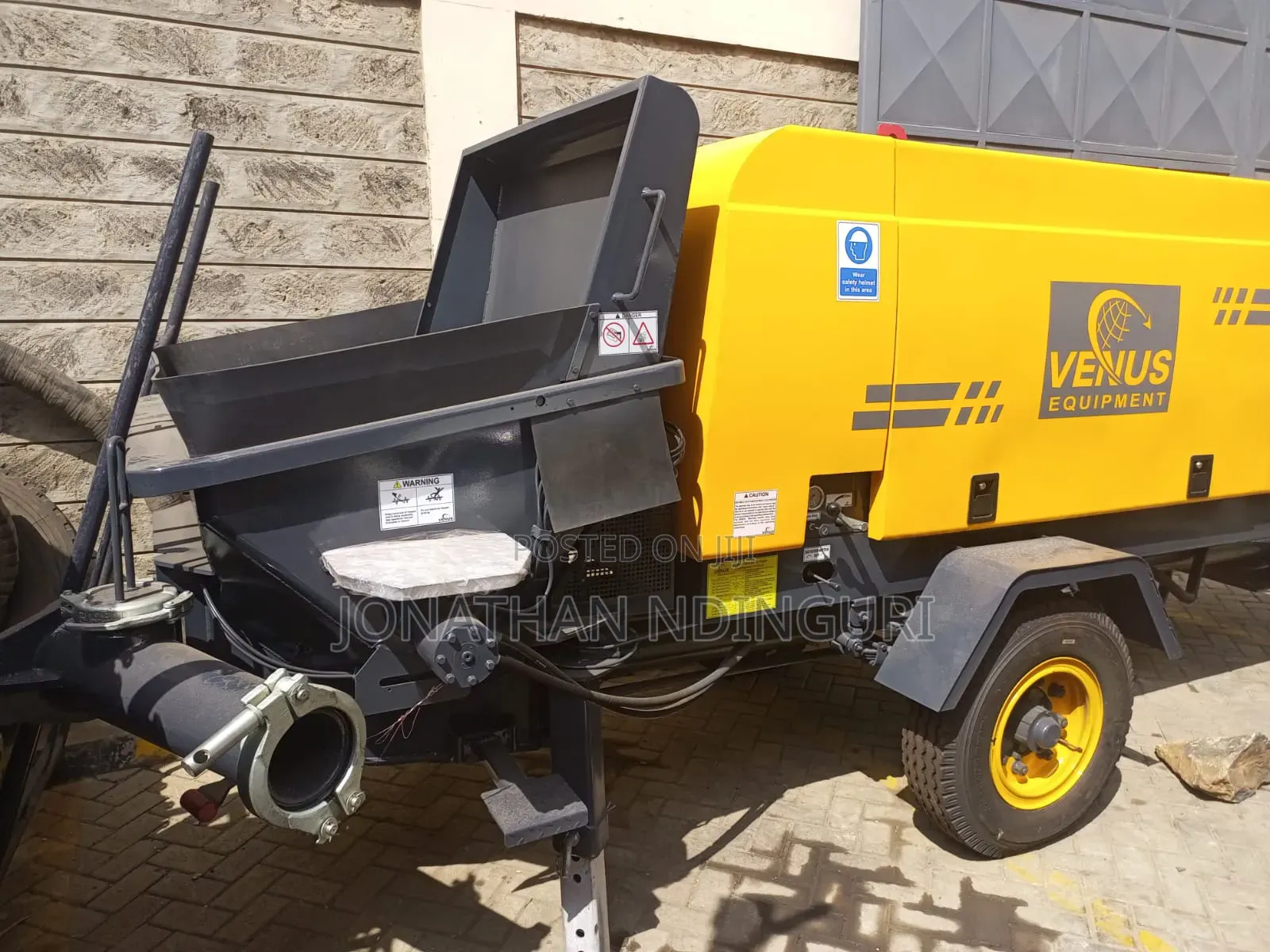 High-Pressure Concrete Pump