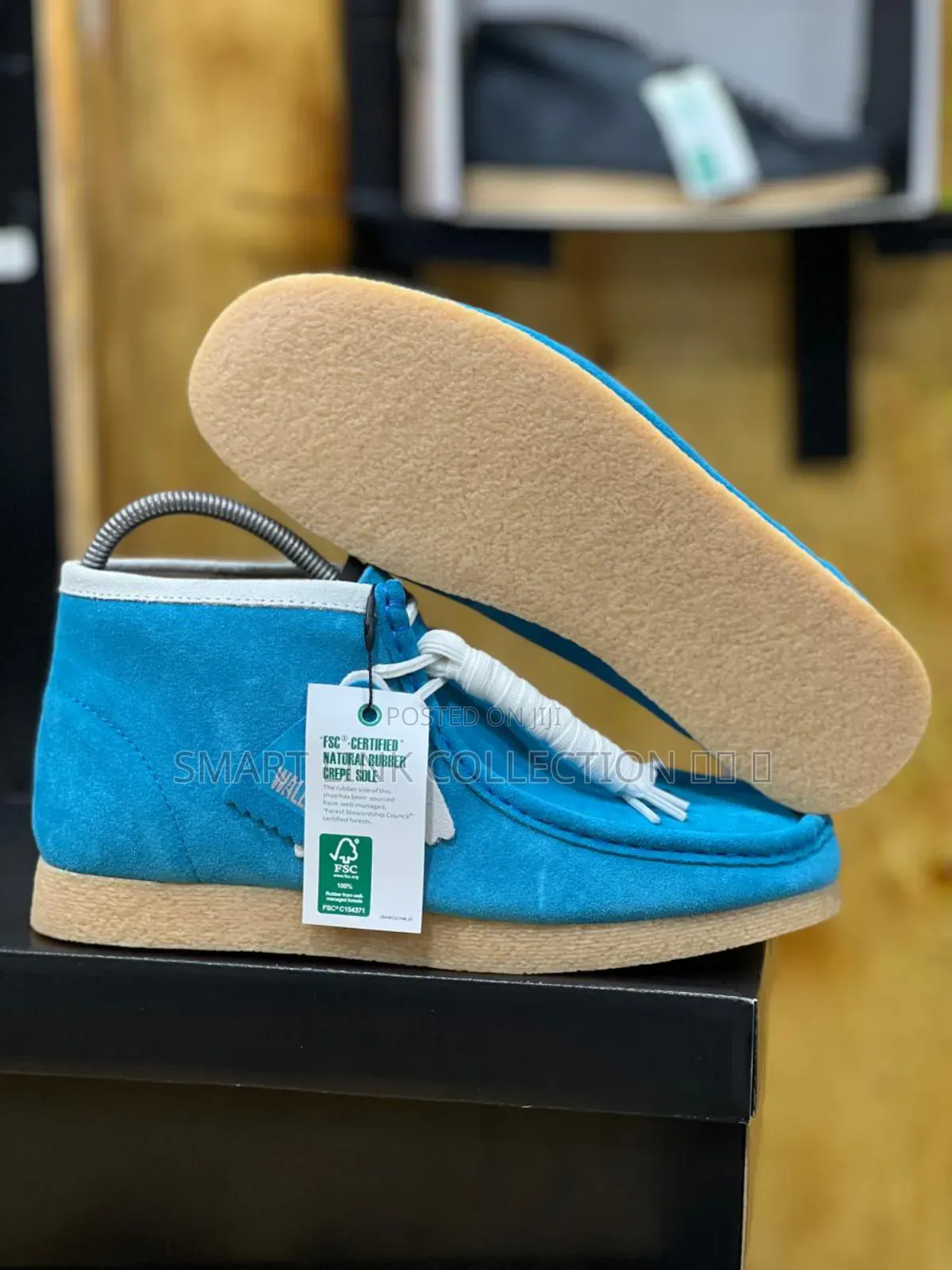 New Clark Leather Wallabees