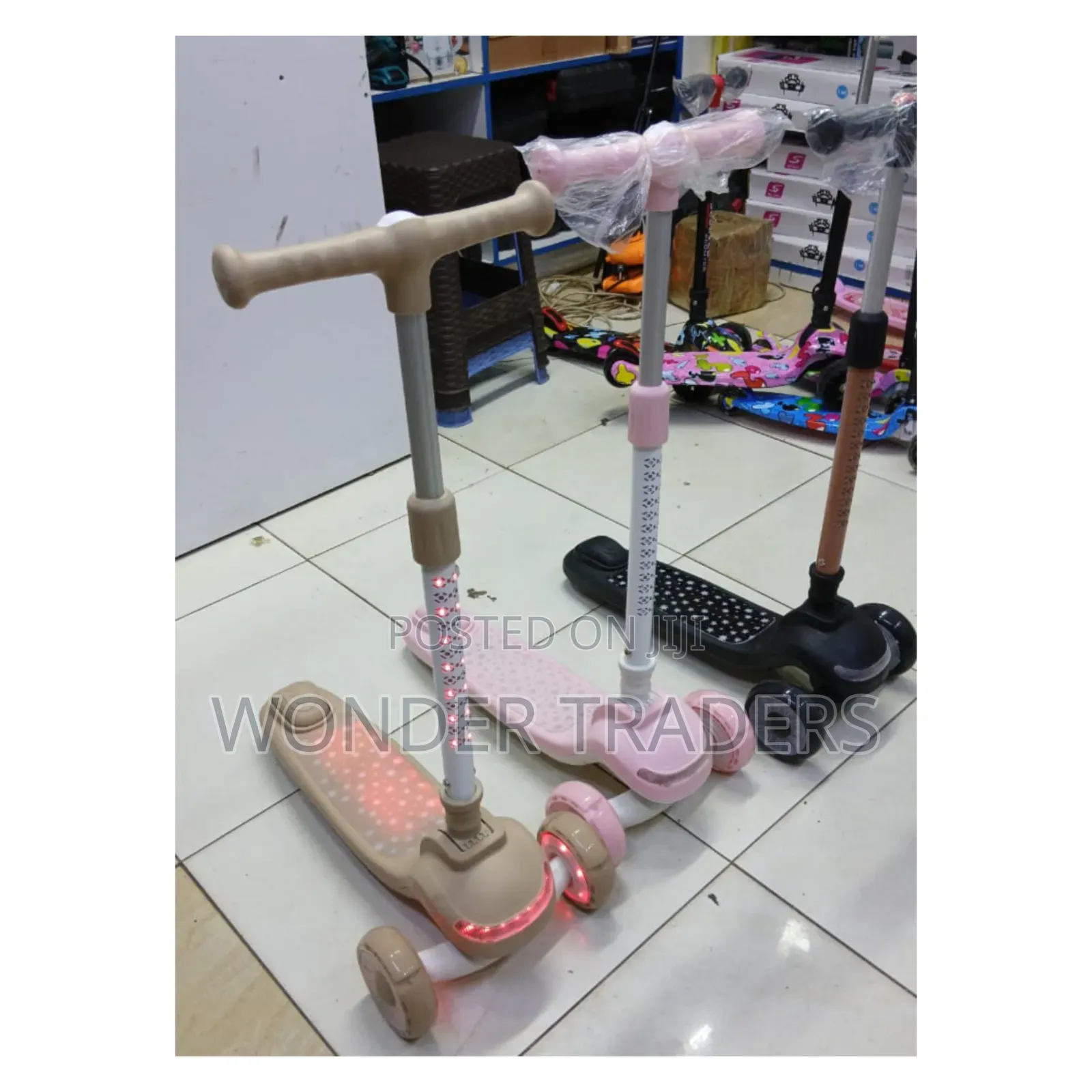 Kids Scooters With Melody Led Lights