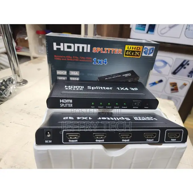 Rohs One Input 4 Output Hdmi Splitter 1x4 4kx2k 3d