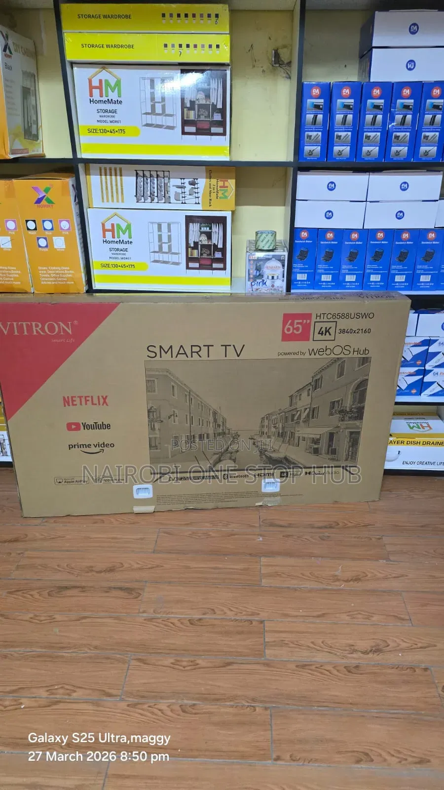 Vitron 65” Smart Uhd Tv