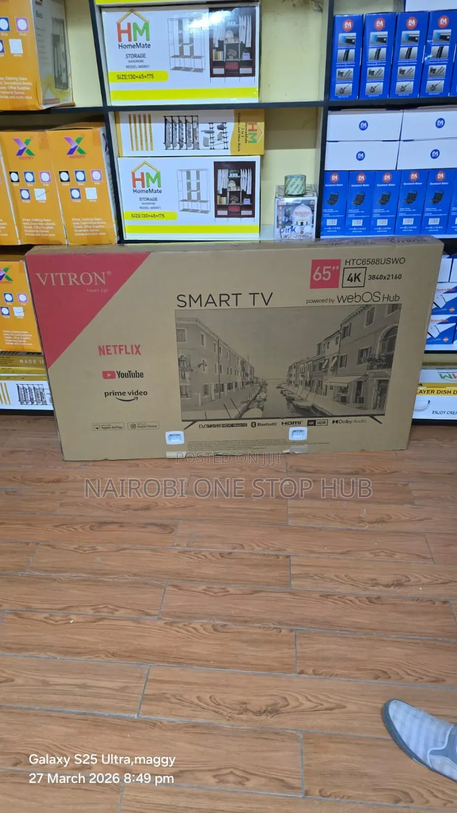 Vitron 65” Smart Uhd Tv – Webos