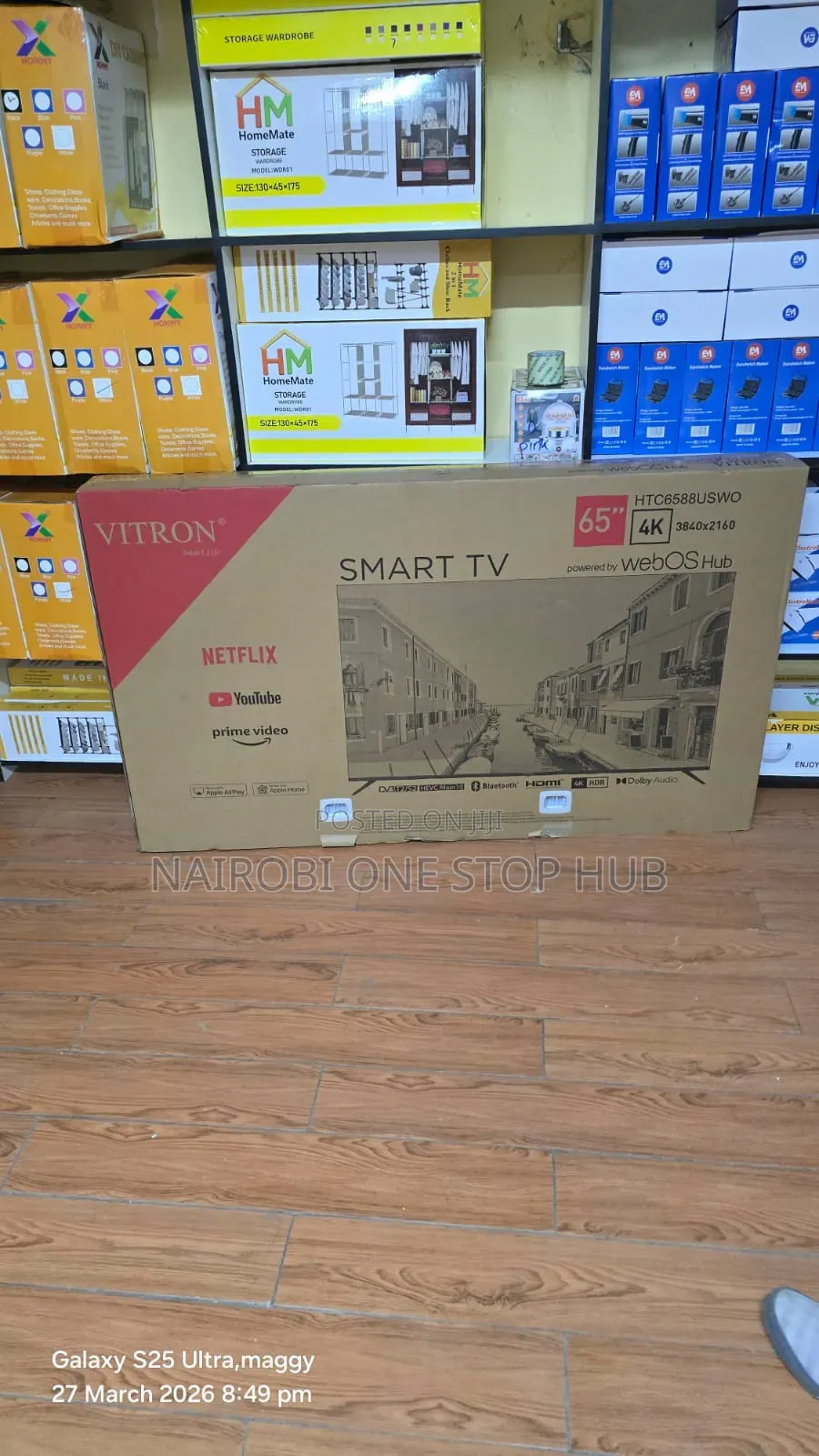Vitron 65” Smart Uhd Tv – Webos