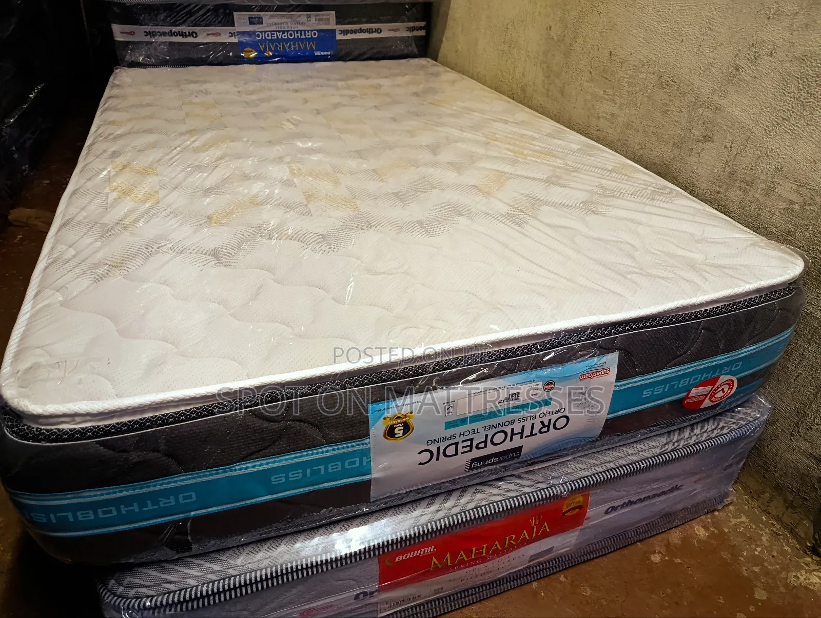 Bobmil and Superfoam Orthopedic Spring Mattresses. Free Delivery! 