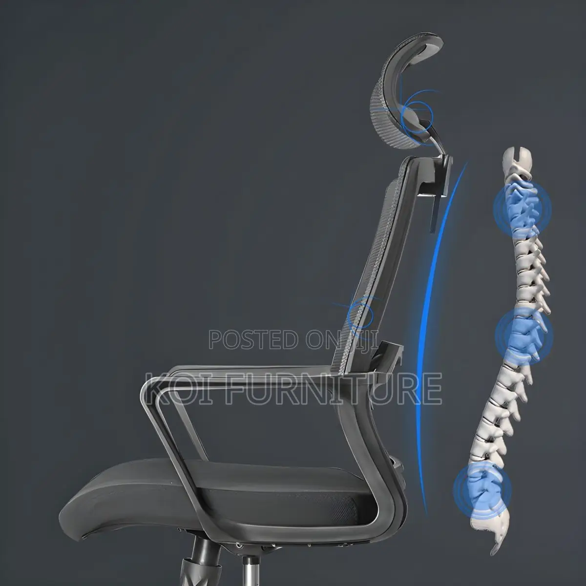 Office Chairs; Ergonomic High Back Hearest Office Seats