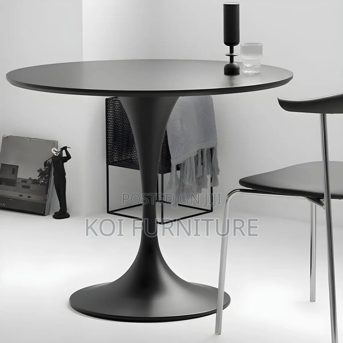 Coffee Table; Classic Round Marble 4 Seaters Home Office Coffee Table