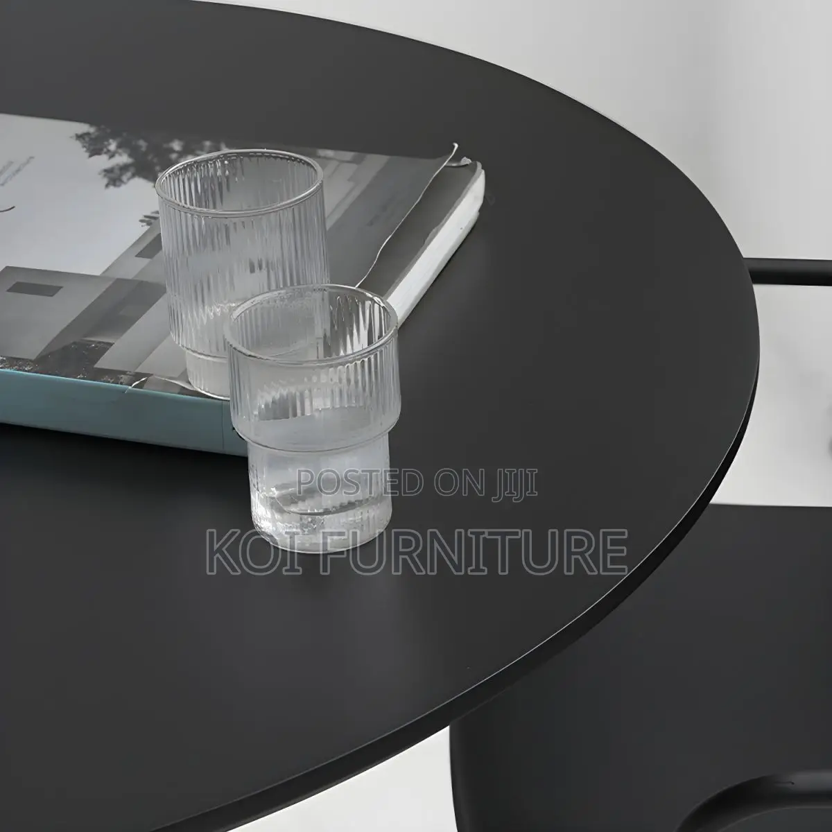 Coffee Table; Classic Round Marble 4 Seaters Home Office Coffee Table