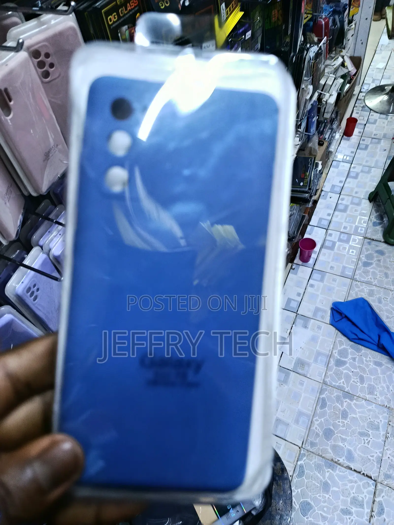 Ulak Liquid Silicone Case for Galaxy S20 Fe With Cloth Lining-Blue