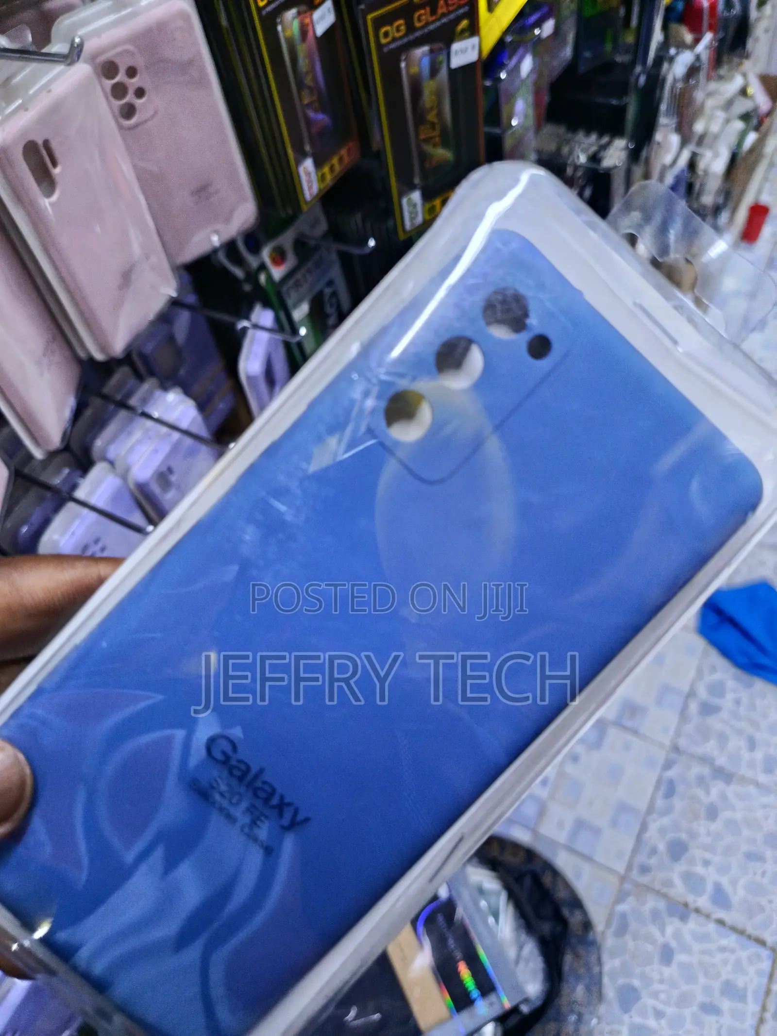 Ulak Liquid Silicone Case for Galaxy S20 Fe With Cloth Lining-Blue