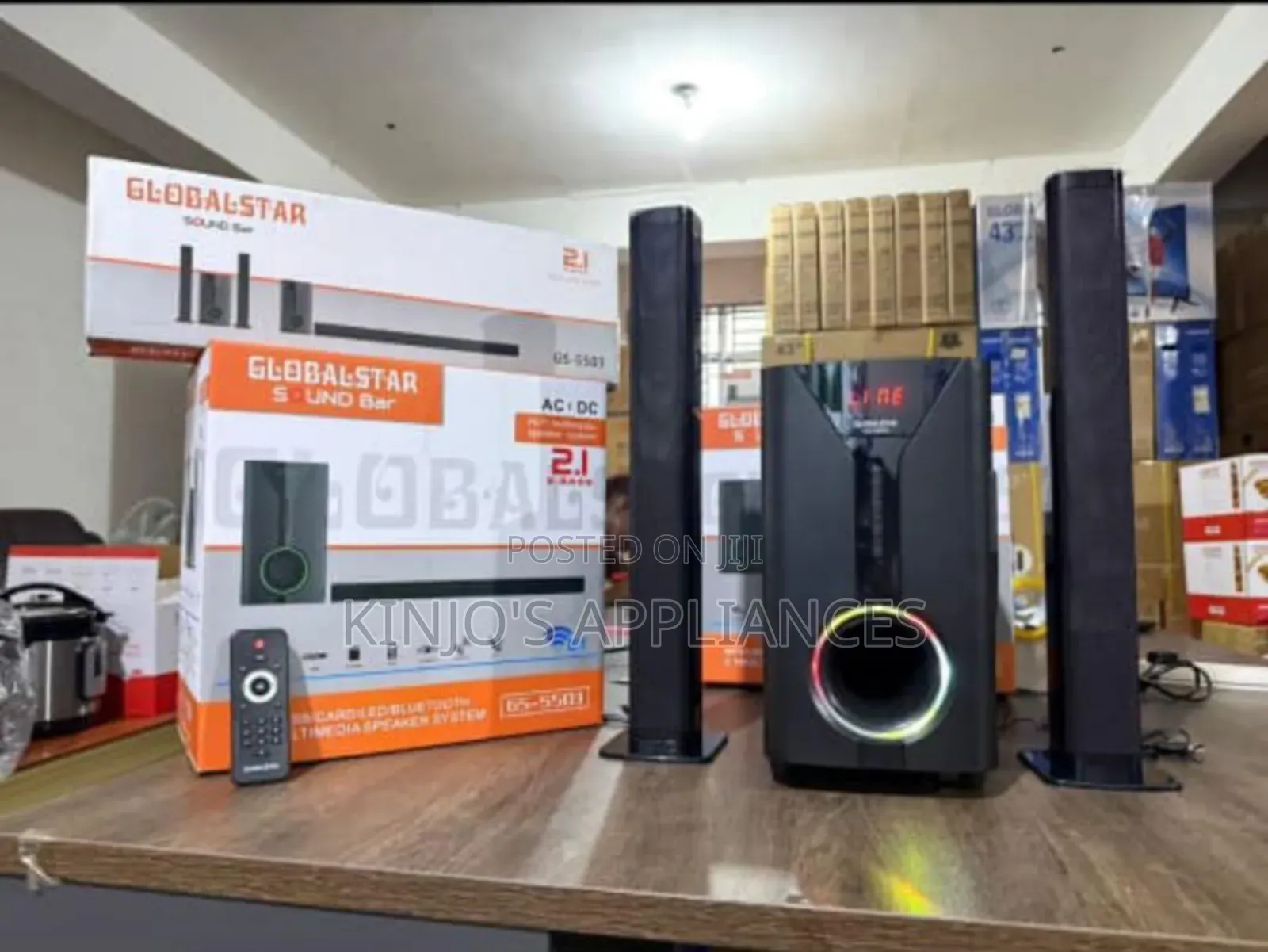 2.1ch Globalstar Sub Woofer System Bt/Usb/Fm Tall Boy(Model of V527)