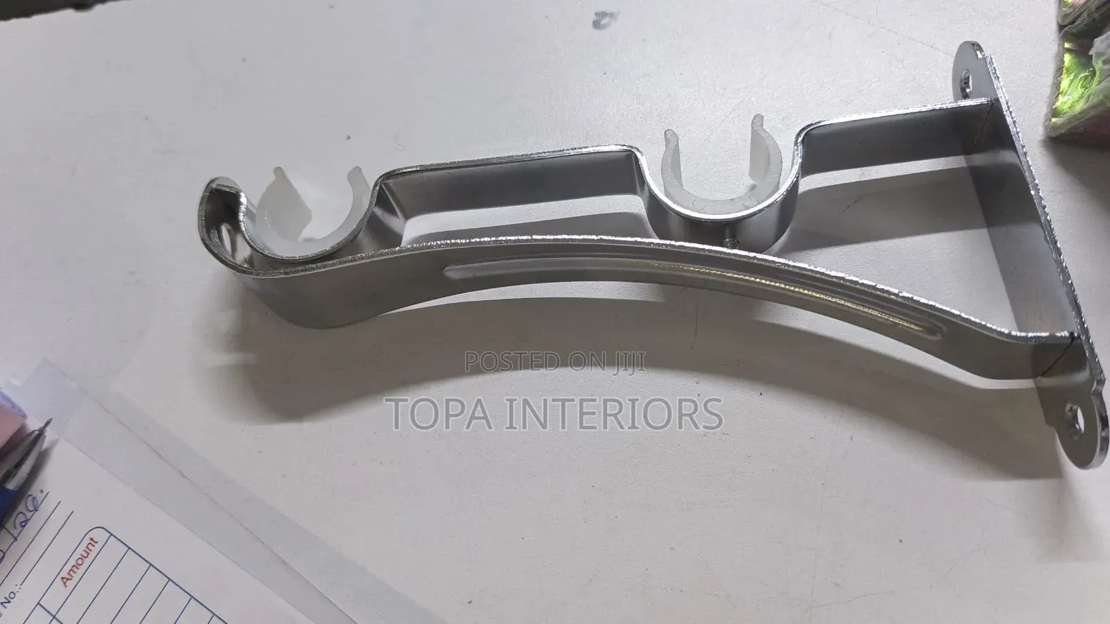Heavy Duty Double and Single Curtain Rod Brackets