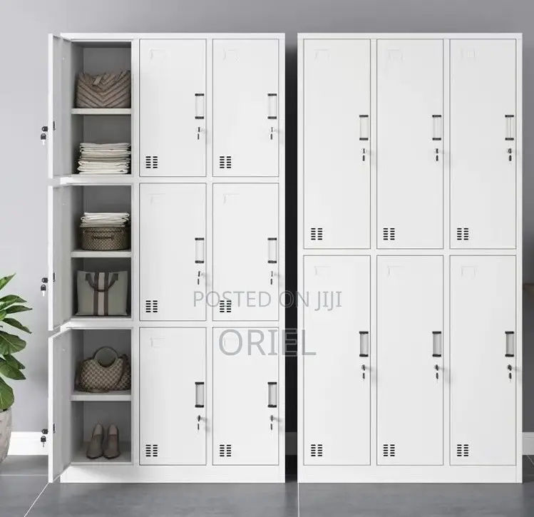 Modern Office Cabinet : Office Storage 9-Door Steel Cabinet