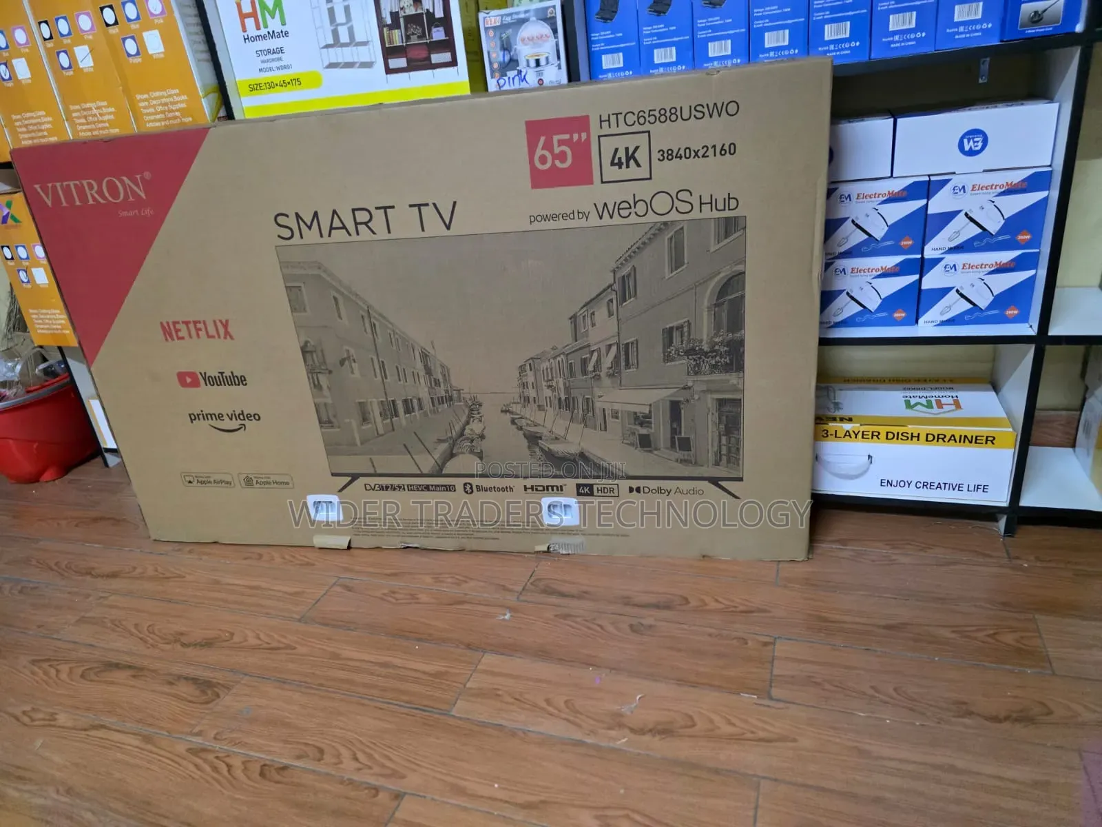 Vitron 65-Inch Smart Tv (Model Htc6588uswo) Powered by Webos Hub
