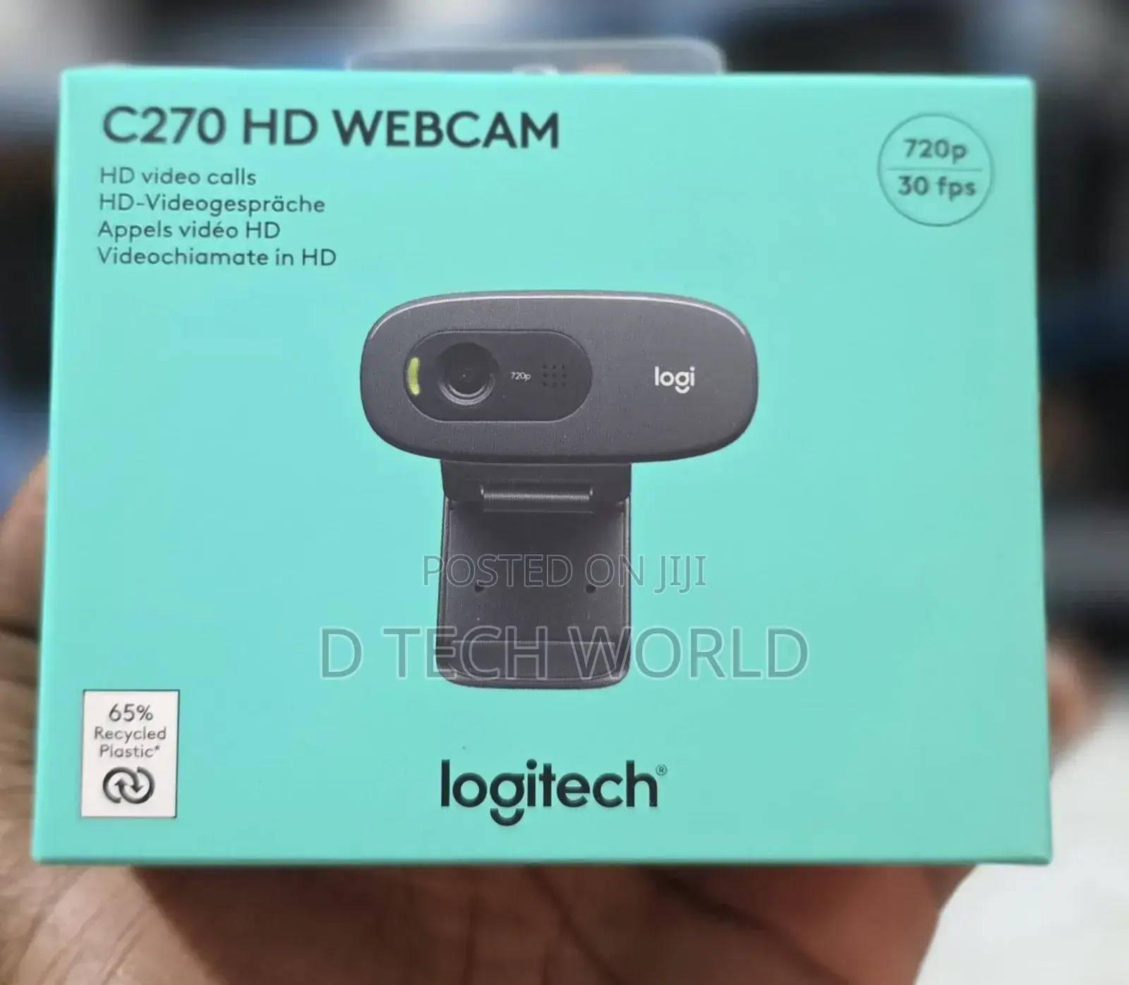 Logitech C270 Webcam 
720p