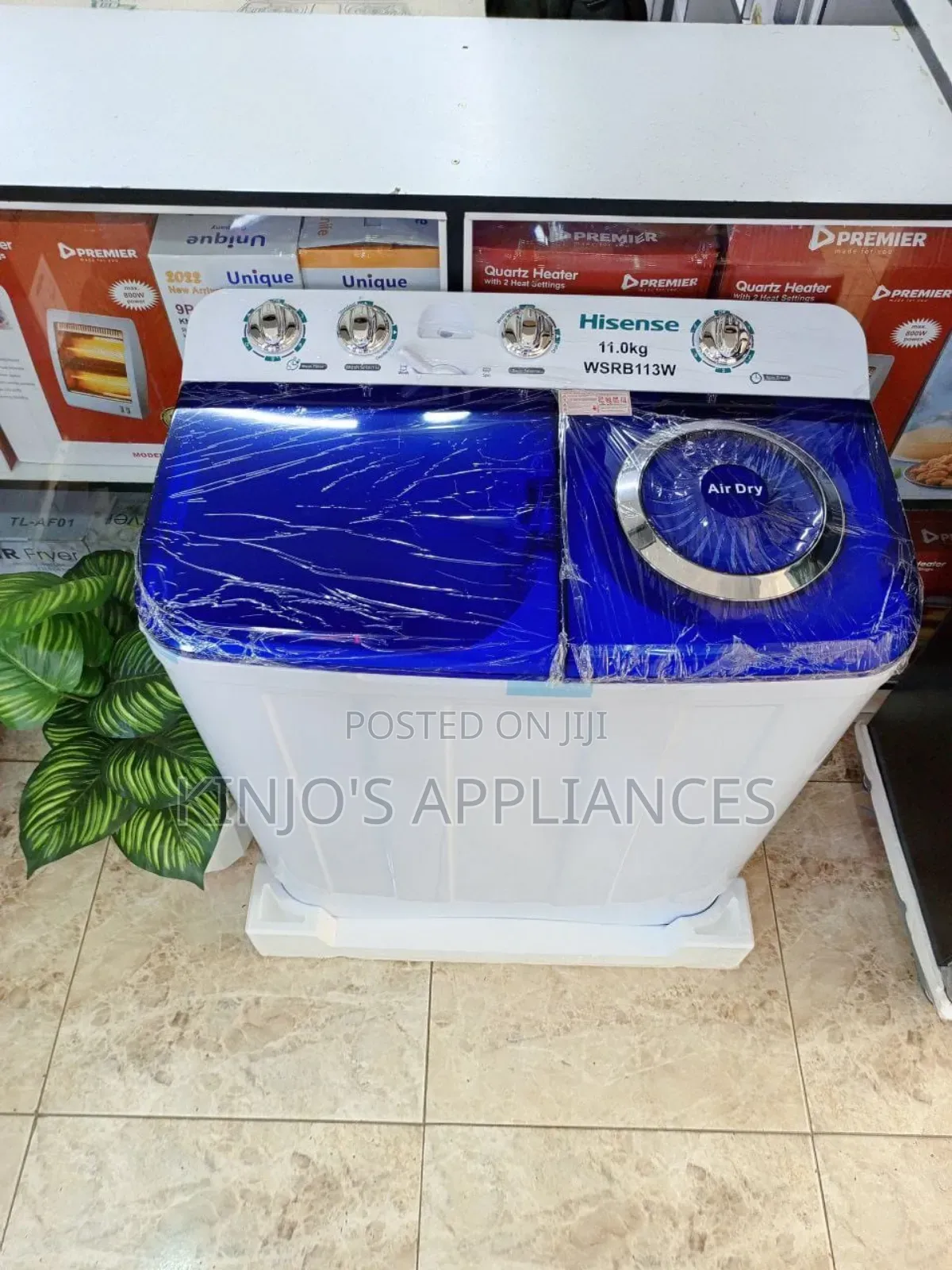Hisense Washing Machine 11kg Twin Tub