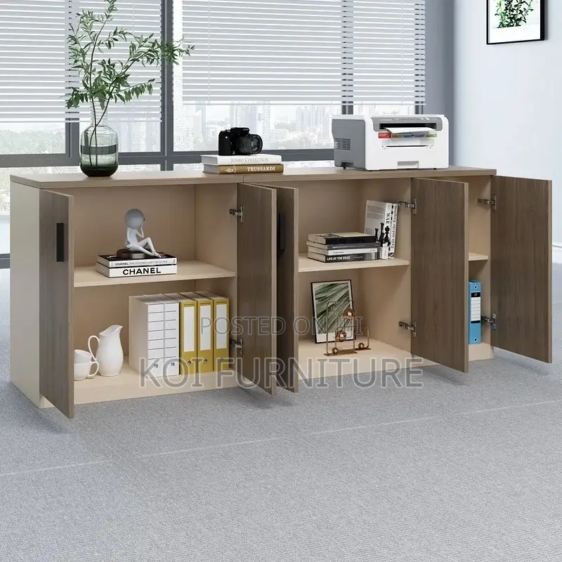 Office Cabinet; Modern Organization Wooden Credenza Cabinet