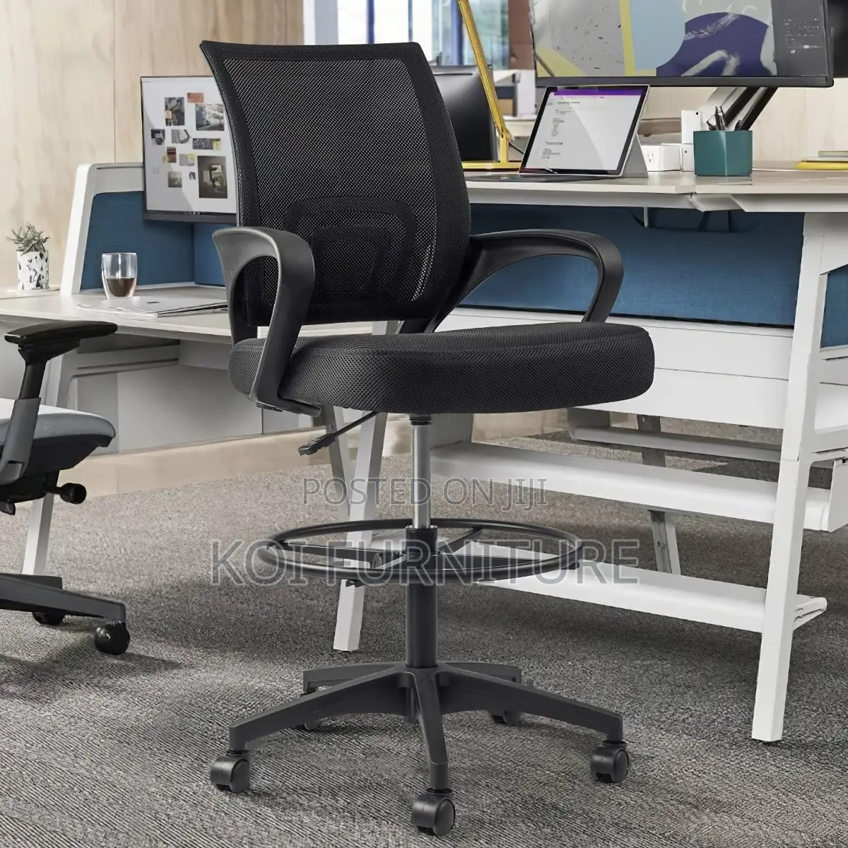 Office Chair : Adjustable Height Cashier Office Chair